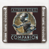 "忠実なロボット友達"のマウスパッド マウスパッド (正面)