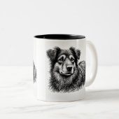 忠実な仲間のマグカップ ツートーンマグカップ (正面右)