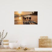 忠実な仲間：犬のウォールアート ポスター (キッチン)