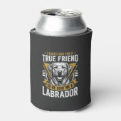 忠実な友ラブラドール犬 缶クーラー (缶正面)