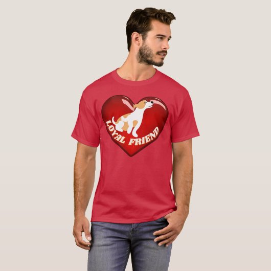 忠実な友人ギフト Tシャツ (正面フル)