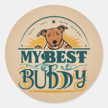 忠実な友人ステッカー