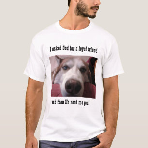 忠実な友人Huskie Tシャツ