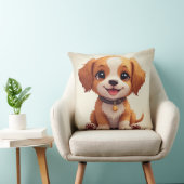 忠実な子犬のクッション枕 クッション (椅子)