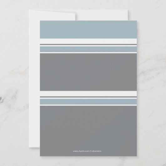 忠実な宗教大事な行事招待状 招待状 (裏面)