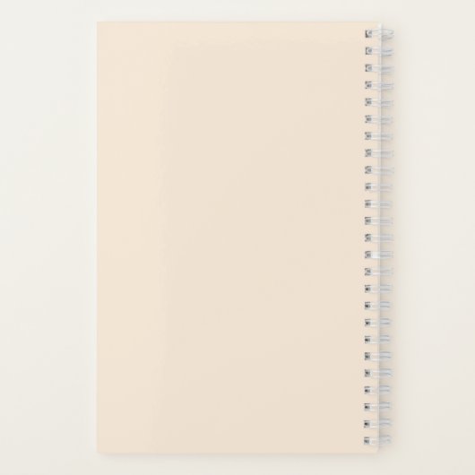 忠実な母、強い女パーソナライズされた ノートブック (裏面)