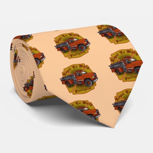 忠実な消防車の消防士ネクタイ ネクタイ (ロール)