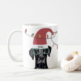 忠実な犬のクリスマスライトヘルパー コーヒーマグカップ