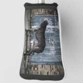 忠実な犬 ゴルフヘッドカバー (回転90)