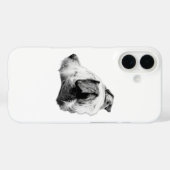 忠実な縦断ライン Case-Mate iPhoneケース (裏面 (横))