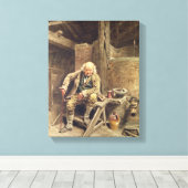 忠実な老僕 キャンバスプリント (インサイチュ (ウッドフロア))