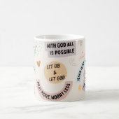 忠実な言葉：毎日のクリスチャンのインスピレーション コーヒーマグカップ (中央)