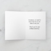 忠実な証人 サンキューカード (内部)