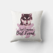 忠実な連最高の友枕 クッション (裏面)