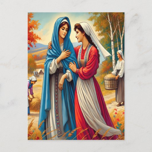 忠実な道への第一の献身 ポストカード (正面)