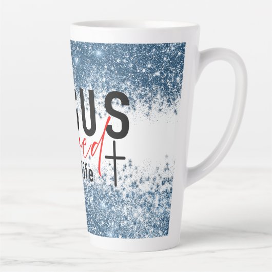 忠実な醸造：イエス救より カフェラテマグ (右)