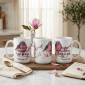 忠実な静寂：詩篇23:1バードマグカップ コーヒーマグカップ