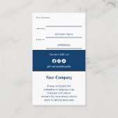 忠実な顧客をアンバサダーに変える 紹介カード (裏面)