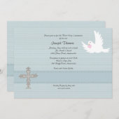 忠実な鳩の宗教招待状 招待状 (正面/裏面)