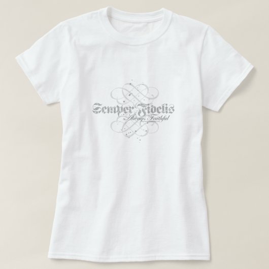 忠実なSemper Fidelis -常に Tシャツ (デザイン正面)