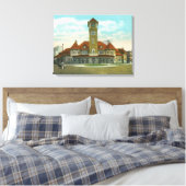 忠実度からの議会通りの見解 キャンバスプリント (インサイチュ (寝室))