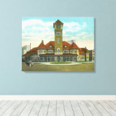 忠実度からの議会通りの見解 キャンバスプリント (インサイチュ (ウッドフロア))