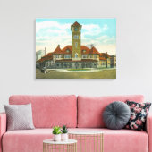 忠実度からの議会通りの見解 キャンバスプリント (インサイチュ (リビング))