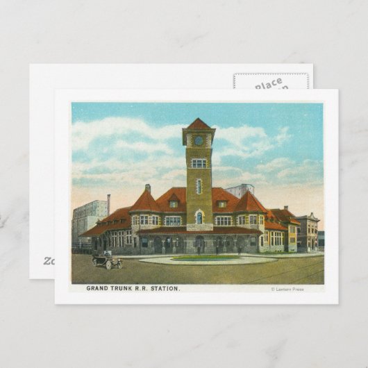 忠実度からの議会通りの見解 ポストカード (正面/裏面)