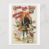 忠嶺宗～ヴィンテージ中国の魔法法 ポストカード (正面)