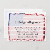 忠誠と旗の誓約 ポストカード (正面/裏面)