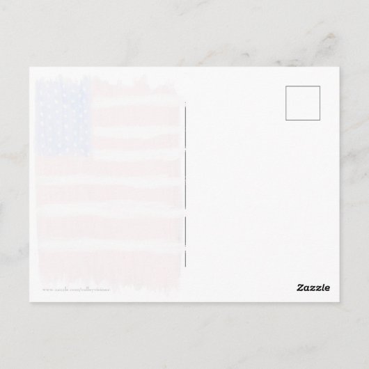 忠誠と旗の誓約 ポストカード (裏面)