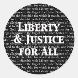 忠誠のすべての|の帖当のための自由及び正義 ラウンドシール