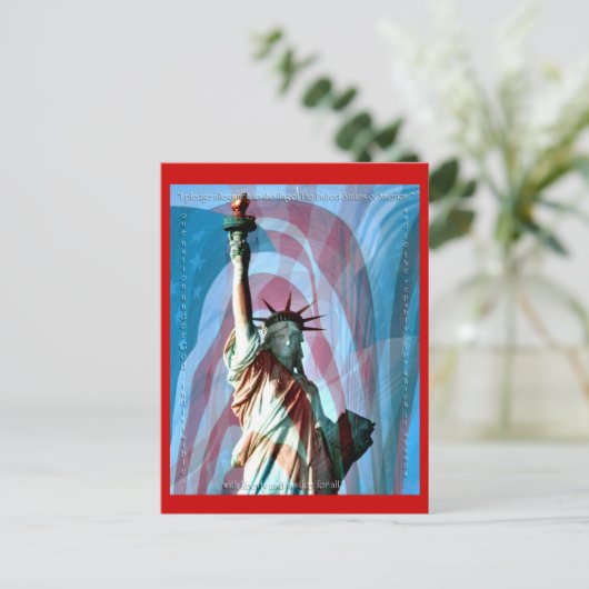 忠誠のはがきを誓約 ポストカード (スタンド正面)