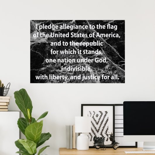 忠誠の誓い ポスター (ホームオフィス)