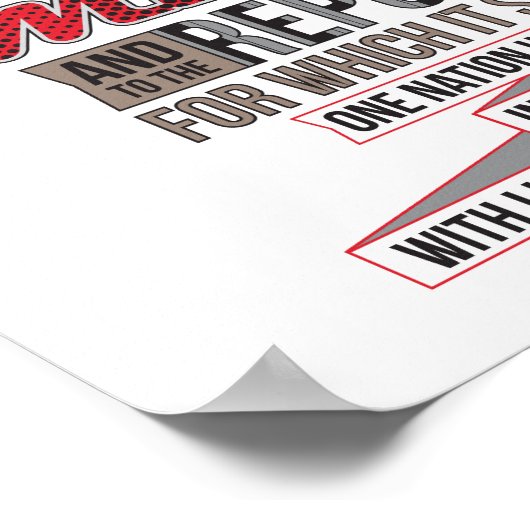 忠誠の誓い ポスター (角)