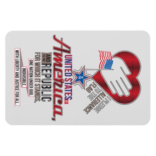 忠誠の誓い マグネット (横)