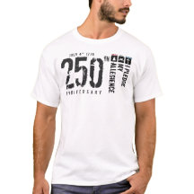 忠誠の誓い 縦型フラグ 250 Tシャツ