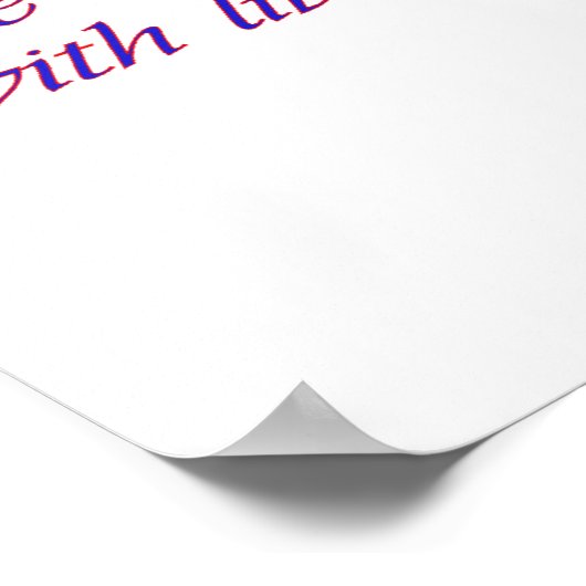 忠誠の誓い – 1892 ポスター (角)