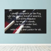 忠誠の誓約 キャンバスプリント (インサイチュ (ウッドフロア))