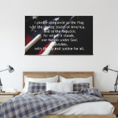 忠誠の誓約 キャンバスプリント (インサイチュ (寝室))