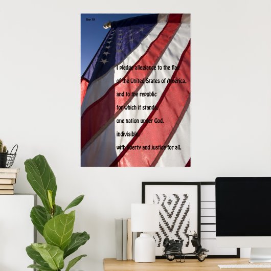 忠誠の誓約 ポスター (ホームオフィス)