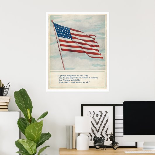 忠誠の誓約 ポスター (ホームオフィス)