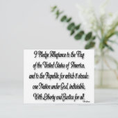 忠誠の誓約 ポストカード (スタンド正面)