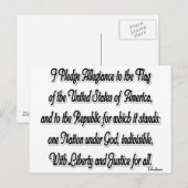 忠誠の誓約 ポストカード (正面/裏面)