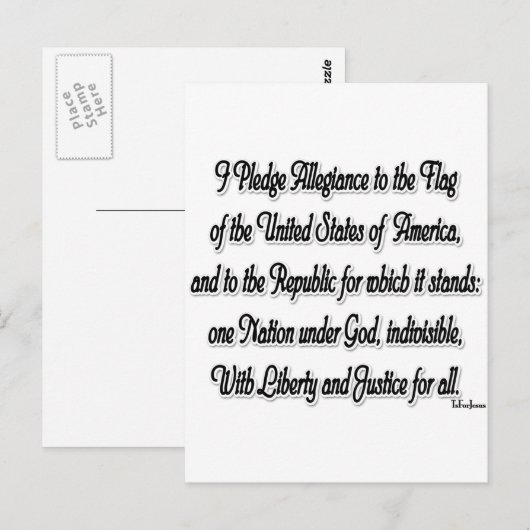 忠誠の誓約 ポストカード (正面/裏面)