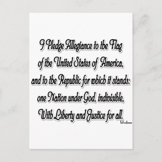 忠誠の誓約 ポストカード (正面)