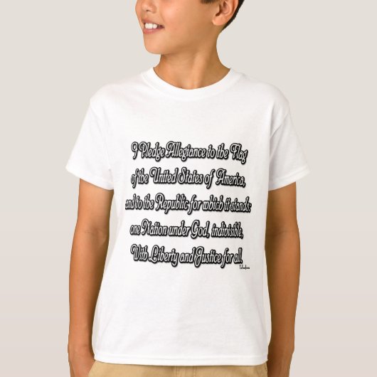 忠誠の誓約 Tシャツ (正面)