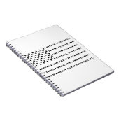 忠誠の誓#USAPatriotGraphics ノートブック (右側)