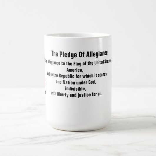 忠誠クラシックを誓ったマグ コーヒーマグカップ (中央)