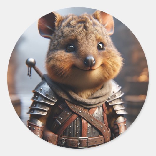 忠頼コリンビ – ファンタジーアドベンチャーStickers ラウンドシール (正面)